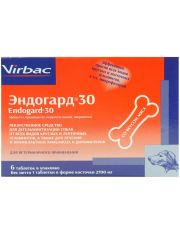 Таблетки для щенков и собак Virbac Эндогард 30 антигельминтный препарат от 20 до 30 кг