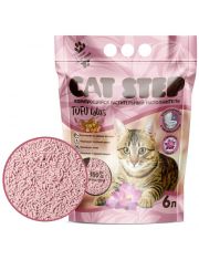 Наполнитель для кошачьего туалета Cat Step Tofu Lotus растительный, комкующийся с ароматом лотоса
