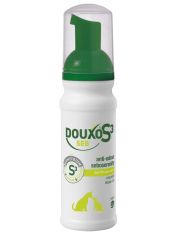Мусс для собак и кошек Douxo S3 Seb с кожей склонной к жирности, перхоти или шелушению, без смывания