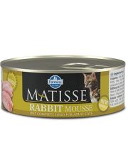 Консервы для кошек Farmina MATISSE Rabbit Mousse с кроликом, мусс