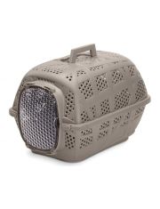 Переноска для кошек и собак IMAC Carry sport с пластиковой дверцей, бежевая
