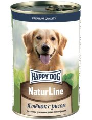 Консервы для собак HAPPY DOG Natur Line Ягненок с рисом