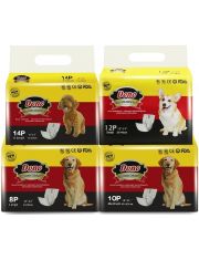 Одноразовые впитывающие пояса для кобелей с индикацией наполнения DONO MALE PET DIAPER