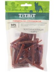 Лакомство для собак TiTBiT Золотая коллекция Говядина по-строгановски