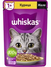 Влажный корм для кошек Whiskas Желе с курицей