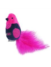 Игрушка для кошек Joyser Motion Птичка со светодиодом и перьями, зеленая