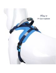Шлейка для собак Joyser Walk Soft Harness голубая