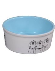 Миска "Пёсики" керамическая 450 мл