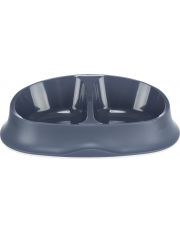 Миска для животных Trixie двойная из пластика с резиновой кромкой