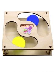 Игровой комплекс для кошек GoSi Квадрат с шариками