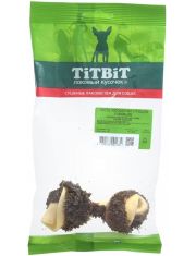 Лакомство для собак TiTBiT Кость узловая №3 с рубцом говяжьим, мягкая упаковка