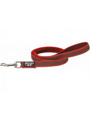 Поводок для собак Color & Gray Super-grip с ручкой до 50 кг красно-серый