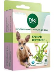 Лакомство для собак Triol Крепкий иммунитет, мультивитаминное