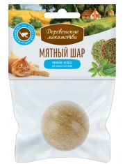 Игрушка для кошек Деревенские лакомства Мятный шар лимонник и мелисса