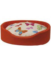 Лежак для кошек и собак Сroci Бабочки со съемной подушкой