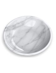Миска для животных "Carrara Marble", белый мрамор 