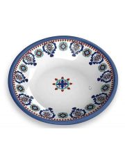 Миска для животных "Moroccan", бело-синяя с рисунком 