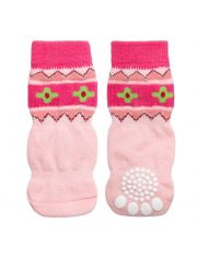 Носки для собак Triol Цветы противоскользящие