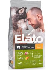 Сухой корм для собак средних и крупных пород Elato Holistic Adult Dog Medium & Maxi Chicken & Duck Курица с уткой