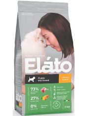 Сухой корм для щенков мелких пород Elato Holistic Puppy Mini Chicken & Duck  Курица с уткой