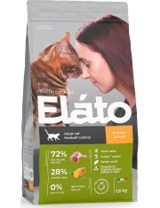 Сухой корм для кошек Elato Holistic Adult Cat Chicken & Duck / Hairball Control Курица с уткой