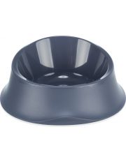 Миска для собак Trixie пластиковая с резиновой кромкой на дне, синий