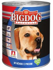 Консервы для собак BIGDOG Ягненок с рисом