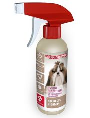 Сухой шампунь для собак Mr.Bruno VIP Свежесть и объем не требующий смывания, с таурином, экстрактом риса и керамидами