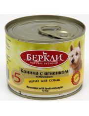 Консервы для собак Berkley #5 Конина с ягненком и яблоками