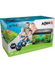 Аквариум Aquael Aqua4Family 80 прямой, черный 112 л