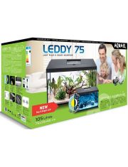 Аквариум Aquael Leddy Set Day& Night 75 прямой, черный 105 л