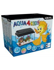 Аквариум Aquael Aqua4Kids 40 прямой, черный 25 л