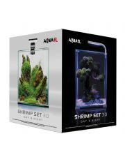 Аквариум Aquael Shrimp Set Smart Led Day&Night 30 черный 30л