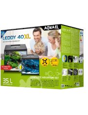 Аквариум Aquael Leddy XL Day&Night 40 черный, прямой 35л