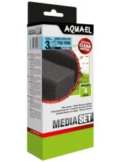 Губки для фильтра Aquael Uni Filter 750/1000 сменные с наполнителем PhosMAX 3 шт в упаковке