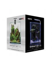 Аквариум Aquael Shrimp Set Smart Led Day&Night 20 куб, черный 19 л