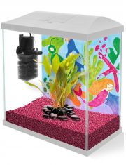 Аквариум Aquael Leddy Mini 30 белый, прямой 12,6 л