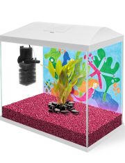 Аквариум Aquael Leddy Mini 35 белый, прямой 19л