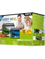 Аквариум Aquael Leddy XL Day&Night 60 черный, прямой 72 л