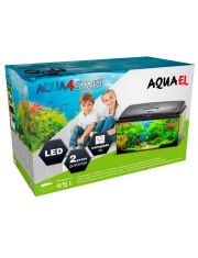 Аквариум Aquael Aqua4Start 60 фигурный, черный 45 л
