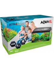 Аквариум Aquael Aqua4Family 80 фигурный, черный 102 л