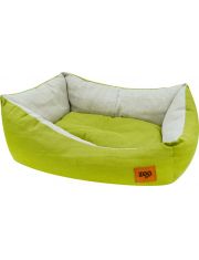 Лежанка пухлик для животных Zooexpress Эколен косая, зеленая