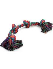 Игрушка для собак Triol Веревка четыре узла из хлопка, плетеная