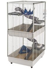 Клетка для хорьков Ferplast Furet Tower двухэтажная, на колесах