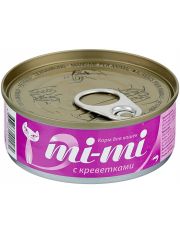 Консервы для кошек Mi-Mi с креветками в желе