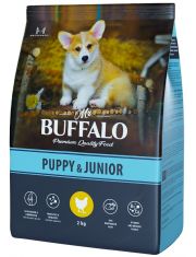 Сухой корм для щенков Mr.BUFFALO Puppy & Junior юниоров с курицей