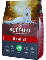 Сухой корм для собак Mr.BUFFALO Adult M/L Sensitive средних и крупных пород с ягнёнком для чувствительного пищеварения