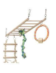 Игрушка для грызунов Trixie Мостик подвесной из дерева
