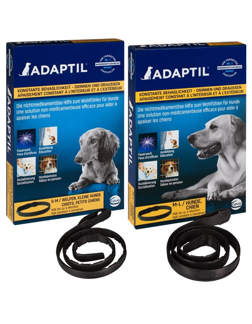 Успокаивающий ошейник для собак Adaptil с феромонами
