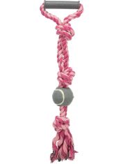 Игрушка для собак Trixie Веревка с мячом, хлопок